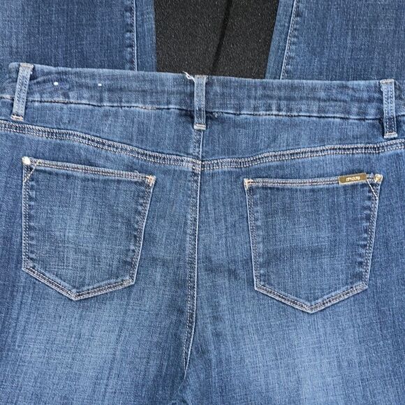 Chico’s So Slimming Classic Girlfriend Distressed  Women's Jeans Size Large-2 - Picture 11 of 12